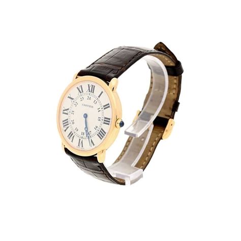 second hand cartier watch mens|pre owned watches cartier.